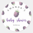 Recherche de mûres autocollants Aquarelle