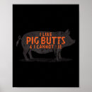 Recherche de porc de barbecue posters Chemise anti biden