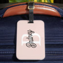 Recherche de en pastel bagages étiquettes Monogramme