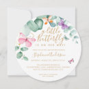Recherche de papillon baby shower invitations Un petit papillon