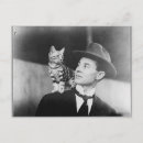 Recherche de chat vintage cartes postales Noir et blanc