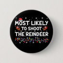 Zoek naar rendieren buttons Kerstmis