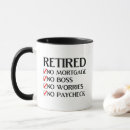 Zoek naar humoristische mokken Pensionering