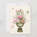 Recherche de vase fleurs cartes postales Rose