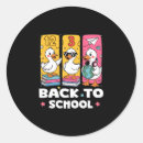 Zoek naar grappige eenden stickers School