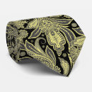 Recherche de noir et jaune cravates Motif