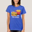 Zoek naar hamburgers tshirts Friet