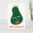 Recherche de avocado anniversaire cartes Coloré