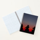 Zoek naar cowboy notitieboeken Zonsondergang