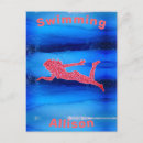 Recherche de nageurs cartes postales Pour enfants