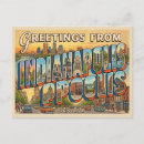Recherche de indianapolis vintage cartes postales États unis d'amérique