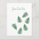 Recherche de fougères vertes cartes postales Pour tous