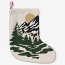 Recherche de montagne chaussette de noël Vintage