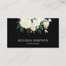 Recherche de fleurs blanches cartes visite Élégant