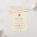 Recherche de double bonheur invitations Élégant