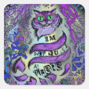 Recherche de cheshire chat autocollants Fou