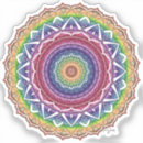 Zoek naar regenboog mandala stickers Kleurrijk