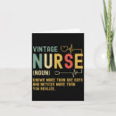 Recherche de infirmière vintage vœux cartes Hôpital