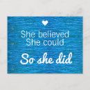 Recherche de jolie femme cartes postales Bleu