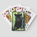 Recherche de panthère jeux de cartes Noir