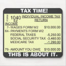 Zoek naar belastingen muismatten Humor