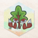 Recherche de petit renard dessous de verres Renards