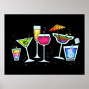 Recherche de verre de cocktail posters Martini