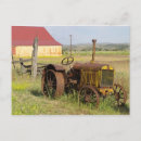 Recherche de tracteur vintage cartes postales Rouillé
