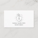 Recherche de nutritionnistes cartes visite Customer