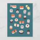 Recherche de restaurant japonais cartes postales Sushi