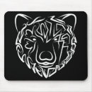 Recherche de ours noir et blanc tapis souris Animal