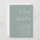 Recherche de moderne mariage invitations Élégant et moderne