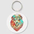 Recherche de tête lion porteclés Abstrait