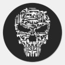 Recherche de crâne tribal autocollants Squelette