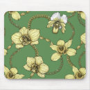 Recherche de orchidée verte tapis souris Fleur