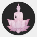 Recherche de meditation autocollants Lotus