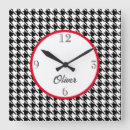 Recherche de motif classique horloges Preppy