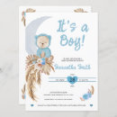 Recherche de boho baby shower garçon invitations Mignonette