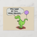 Recherche de dragon vert cartes postales mignon