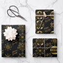 Zoek naar black and gold cadeaupapier Modern