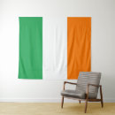 Recherche de drapeau vert blanc orange art Irlandais