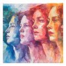Recherche de visage coloré posters Femmes