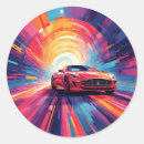 Recherche de couleurs vibrantes autocollants Dynamique