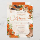 Recherche de orange quinceanera invitations Élégant
