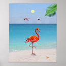 Zoek naar palmbladen posters Flamingo