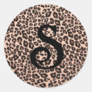Recherche de motif léopard autocollants Impression