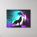Zoek naar wolven canvas prints Maan