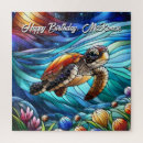 Recherche de tortues puzzles Océan