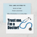 Recherche de médical drôle invitations Diplômé