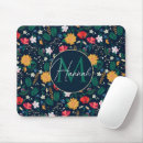 Recherche de jolie fleur tapis souris Bleu